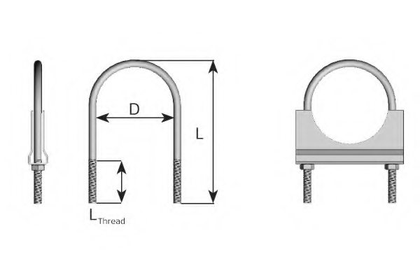 DINEX 90192 Clamp, exhaust system